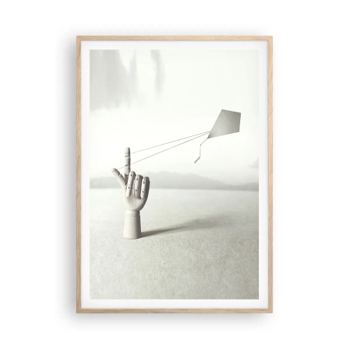 Plakat w ramie jasny dąb - Próba sił - 70x100 cm