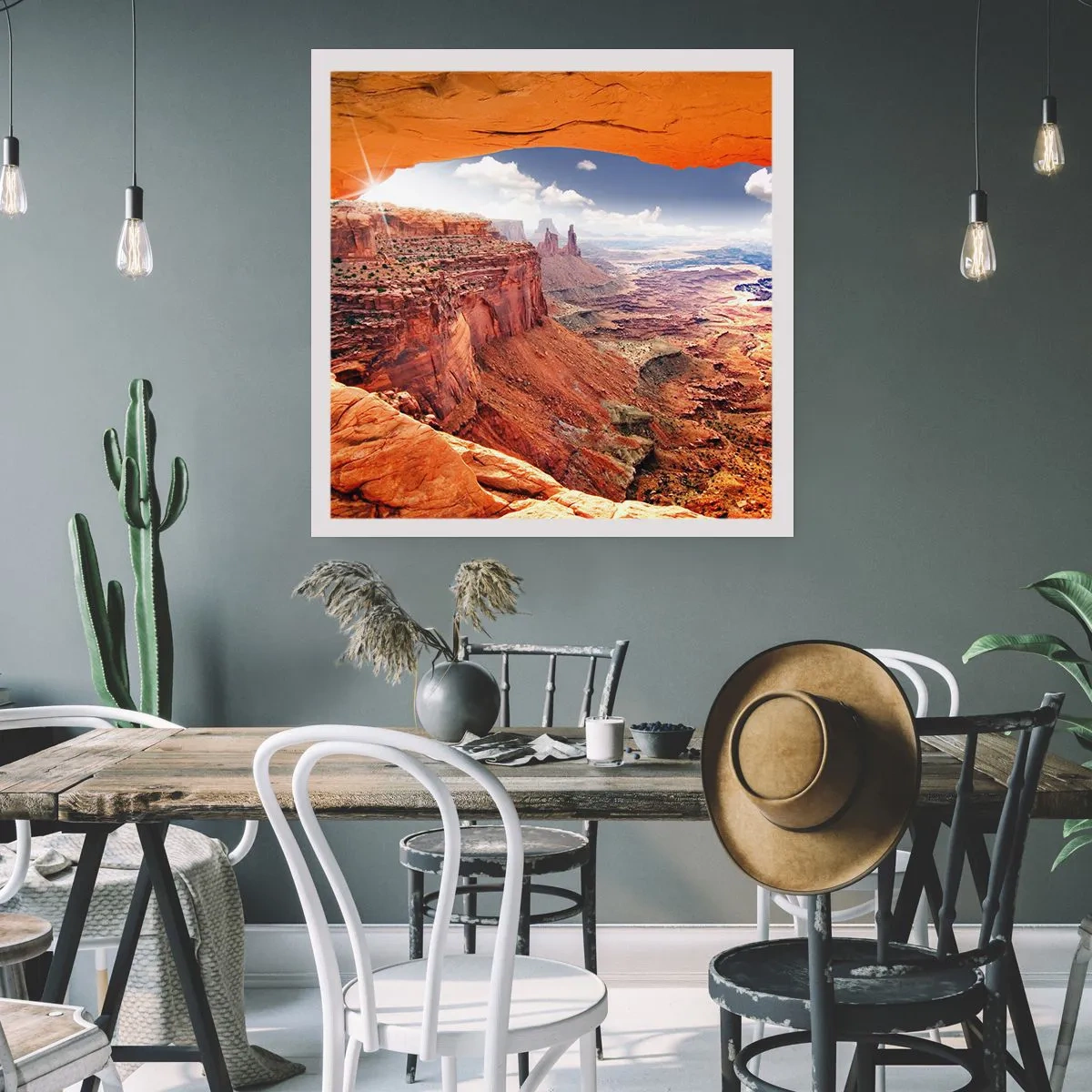 Plakat - Wyrzeźbione przez samą naturę - 50x50 cm