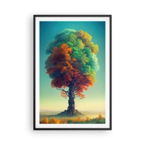 Plakat w czarnej ramie - Dąb – ojciec natury - 61x91 cm