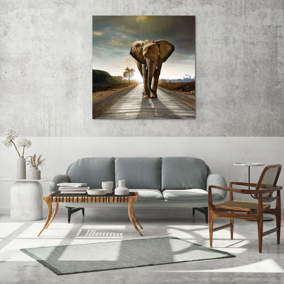 Obraz na szkle - I wcale nie w składzie porcelany - 40x40 cm