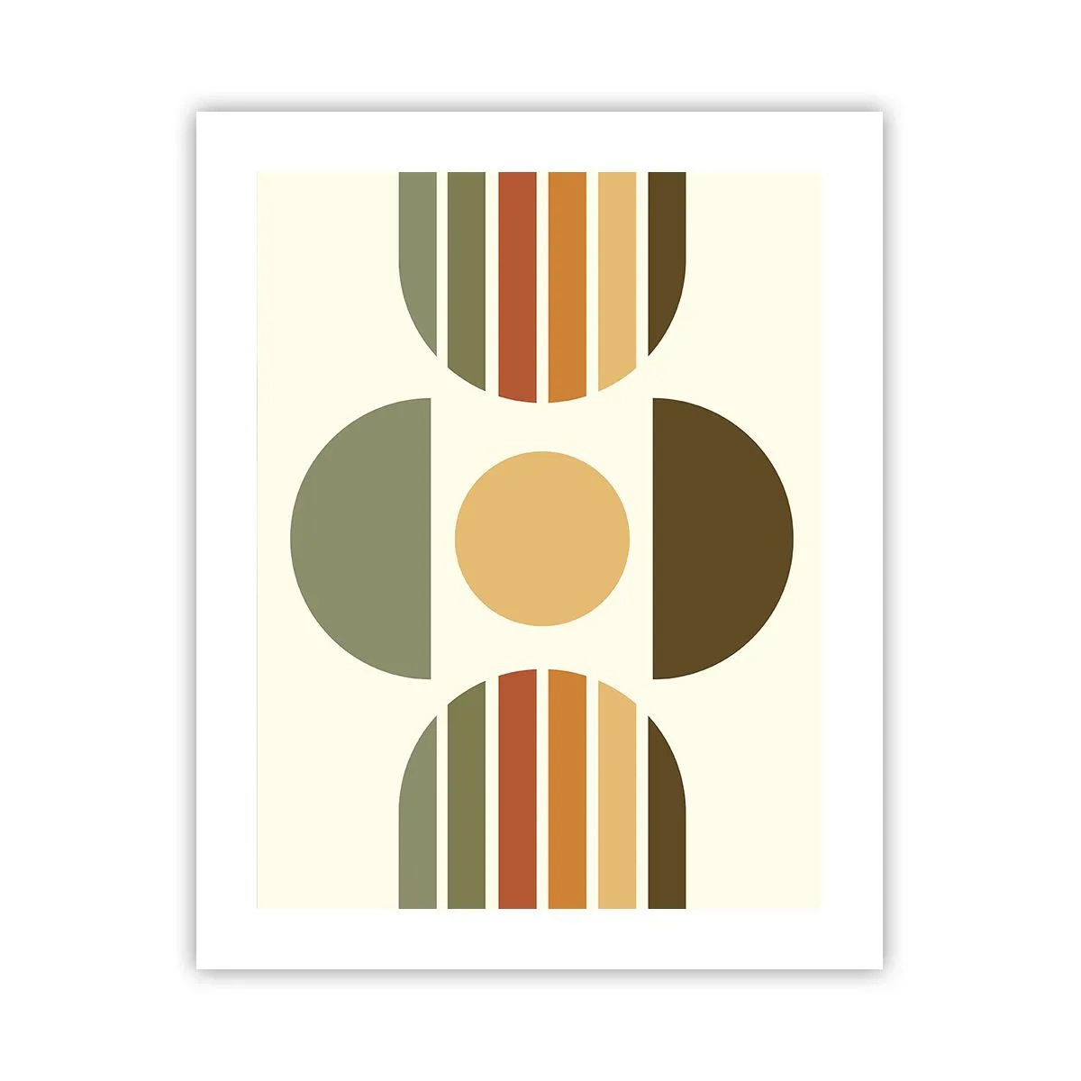 Plakat - W kolorach ziemi - 40x50 cm