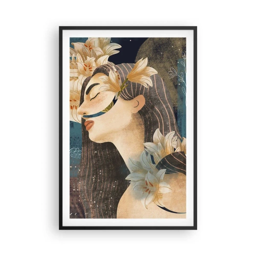 Plakat w czarnej ramie - Baśń o królewnie z liliami - 61x91 cm