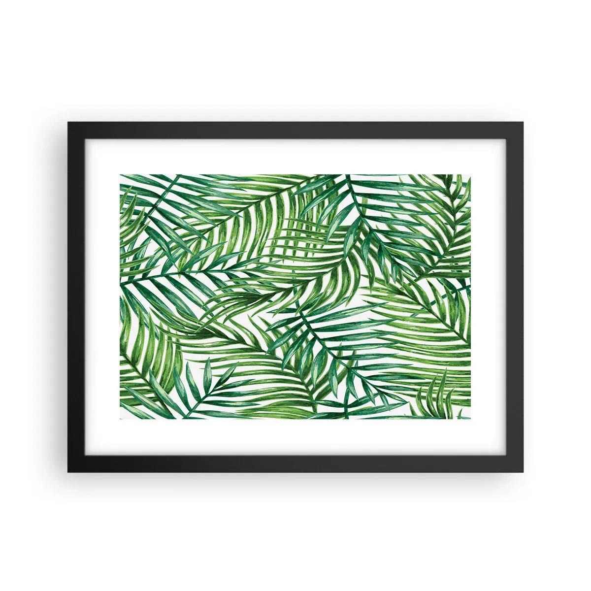Plakat w czarnej ramie - Pod zielonym baldachimem - 40x30 cm