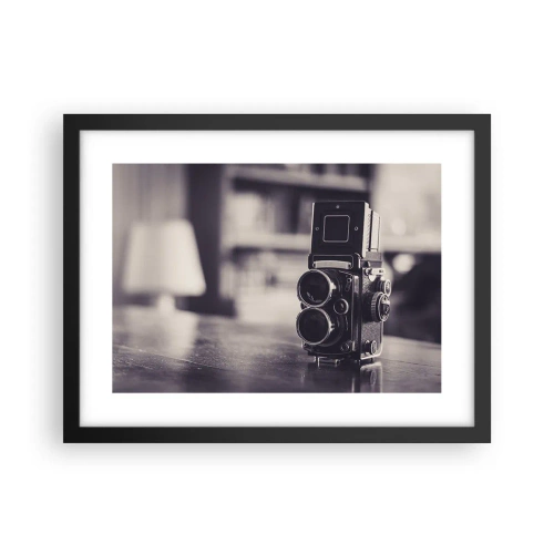 Plakat w czarnej ramie - Magia starej fotografii - 40x30 cm