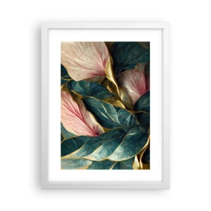 Plakat w białej ramie - Naturalna elegancja i styl - 30x40 cm