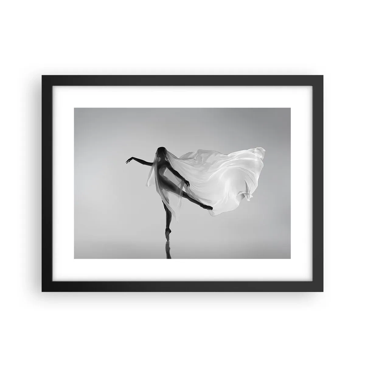 Plakat w czarnej ramie - Lekkość i wdzięk - 40x30 cm