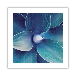 Plakat - Zbłękitniały od nieba - 40x40 cm