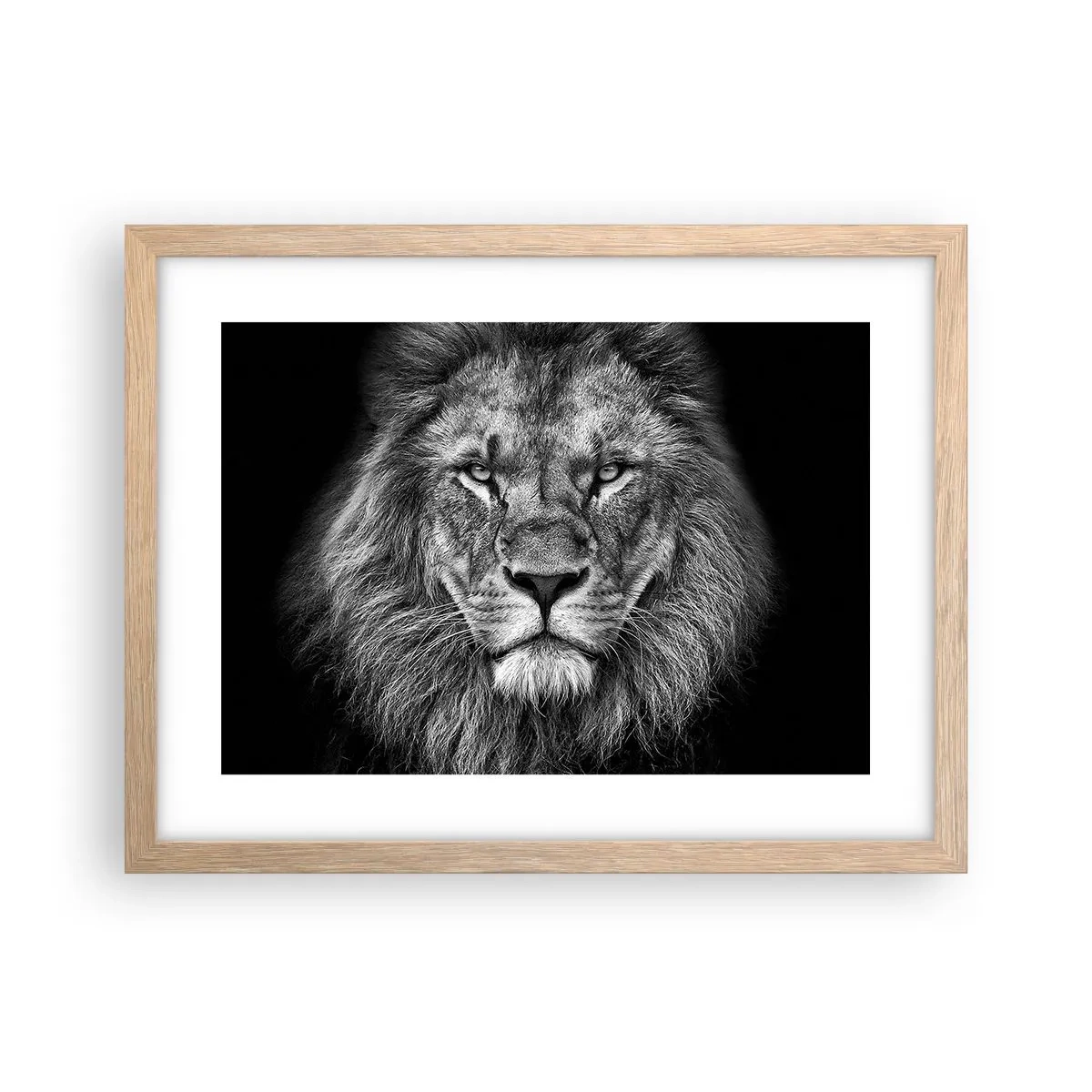 Plakat w ramie jasny dąb - W stroju koronacyjnym - 40x30 cm