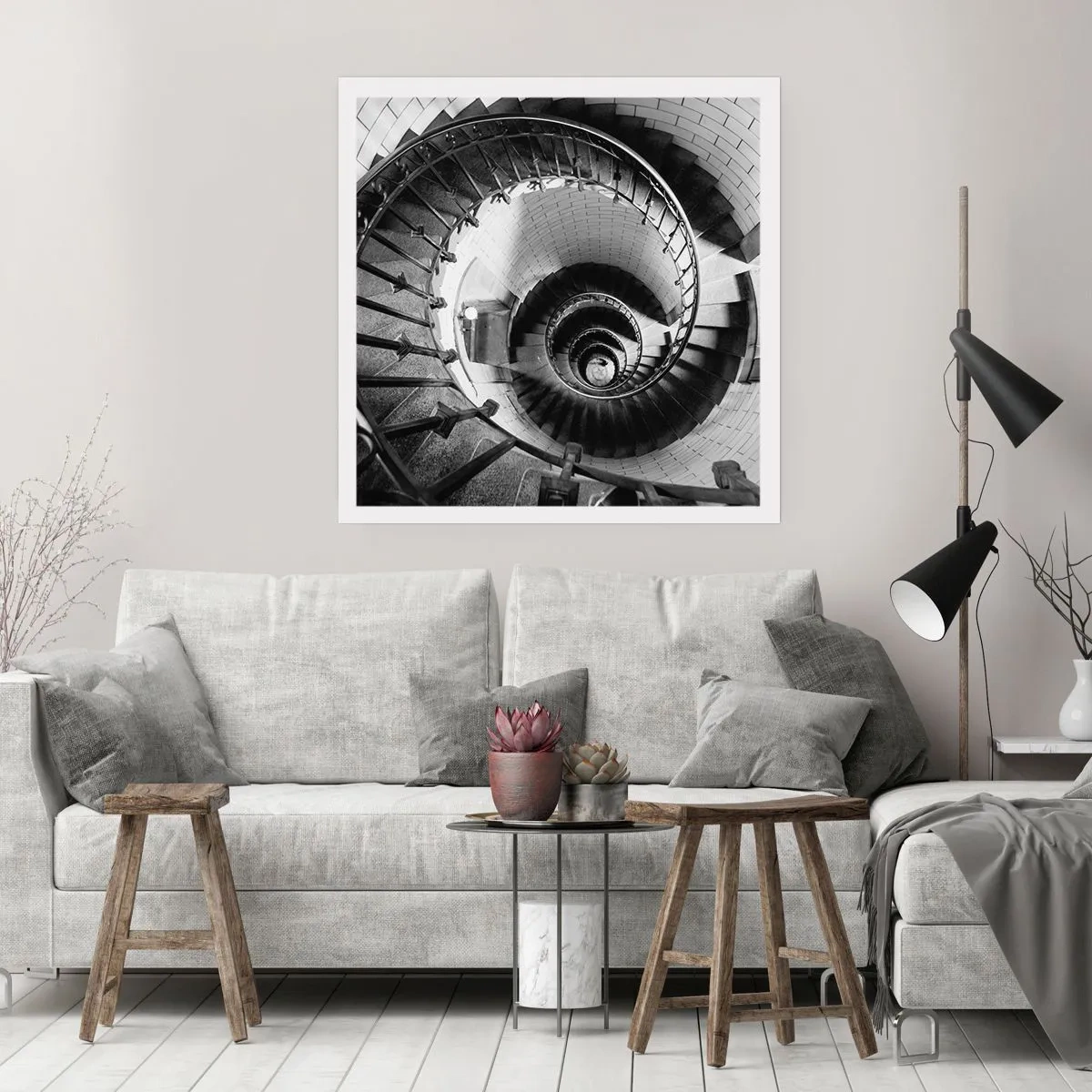 Plakat - Wyżej i wyżej - 50x50 cm
