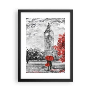 Plakat w czarnej ramie - Ekscytujący dzień - 30x40 cm