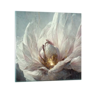 Obraz na szkle - Rozkwita raz na sto lat - 40x40 cm