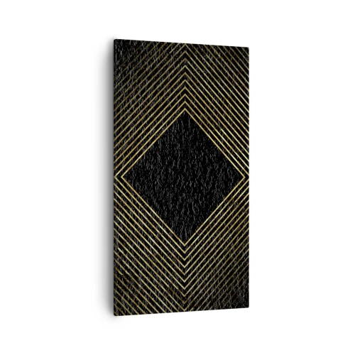 Obraz na płótnie - Geometria w stylu glamour - 55x100 cm