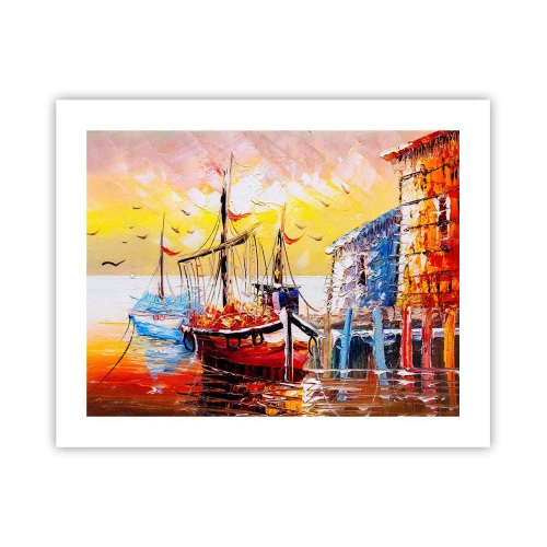 Plakat - Szczęśliwy powrót - 50x40 cm