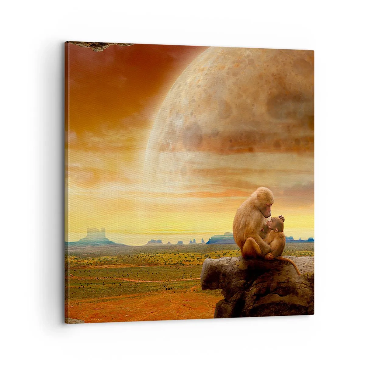 Obraz na płótnie - Miłość wszędzie ta sama - 60x60 cm