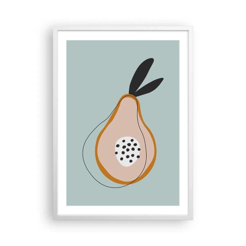 Plakat w białej ramie - Przeniknąć w naturę rzeczy - 50x70 cm