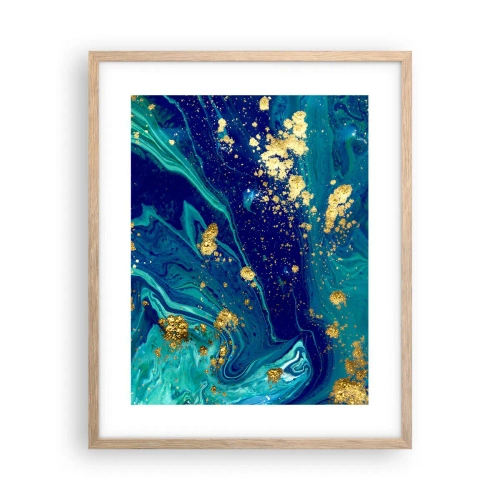 Plakat w ramie jasny dąb - Płatki słońca  - 40x50 cm