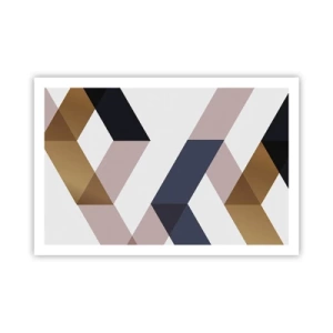 Plakat - Płaszczyzny i kąty - 91x61 cm