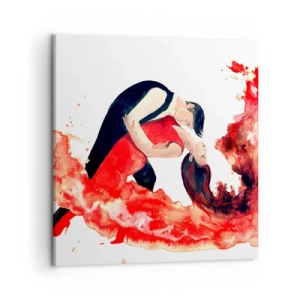 Obraz na płótnie - Tango - zmysłowa fala - 50x50 cm