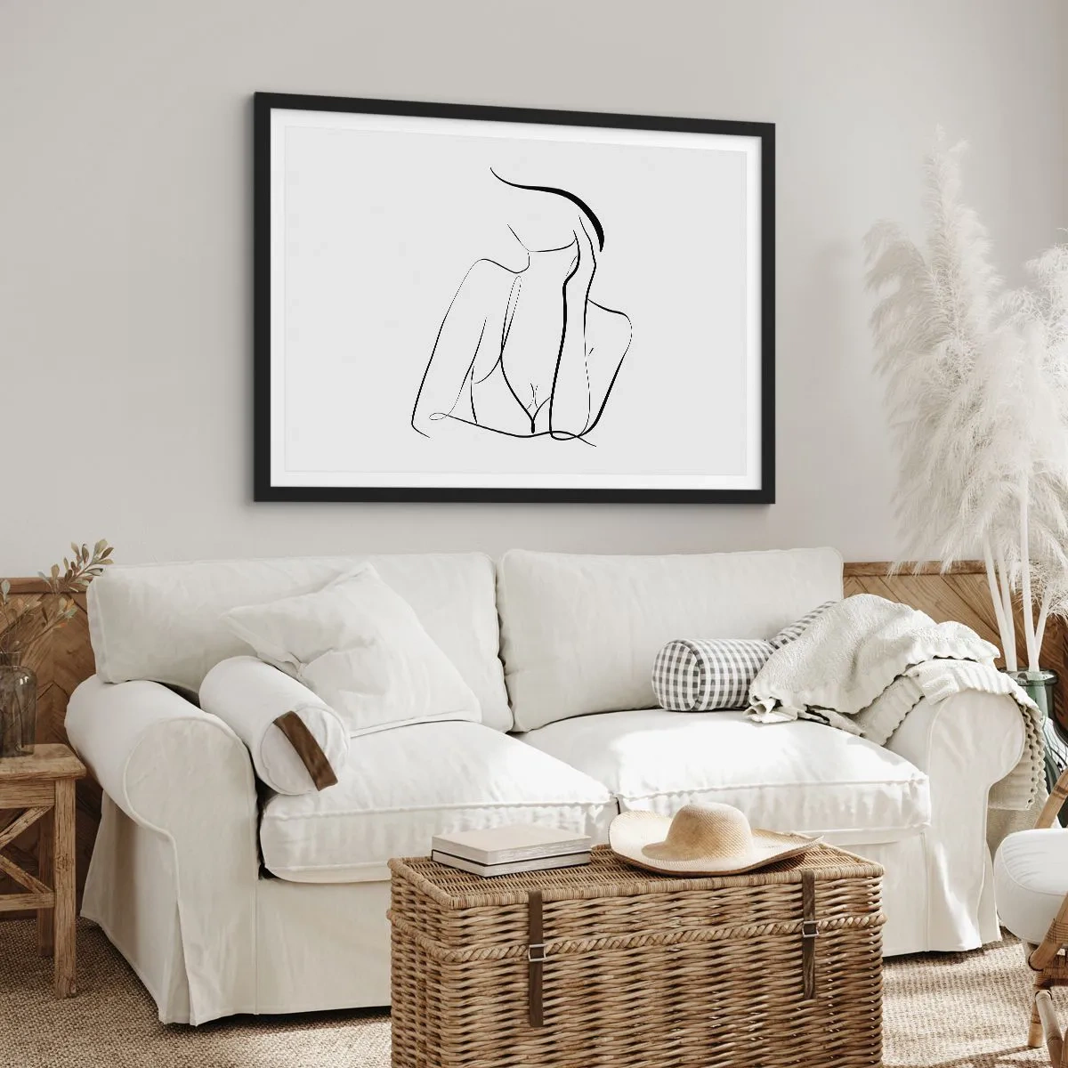 Plakat w czarnej ramie - Na fali marzeń - 40x30 cm