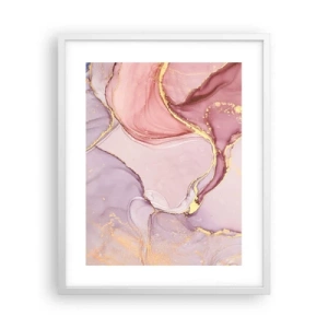 Plakat w białej ramie - Pieszczota barw - 40x50 cm