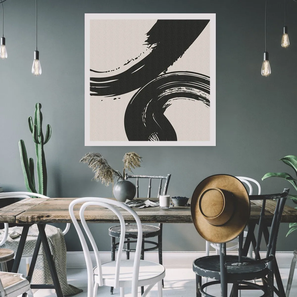 Plakat - Zamaszyście i koliście - 60x60 cm