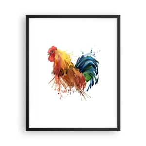 Plakat w czarnej ramie - Królewska szata, królewska duma - 40x50 cm