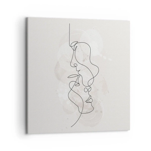 Obraz na płótnie - Splątani w uścisku - 60x60 cm