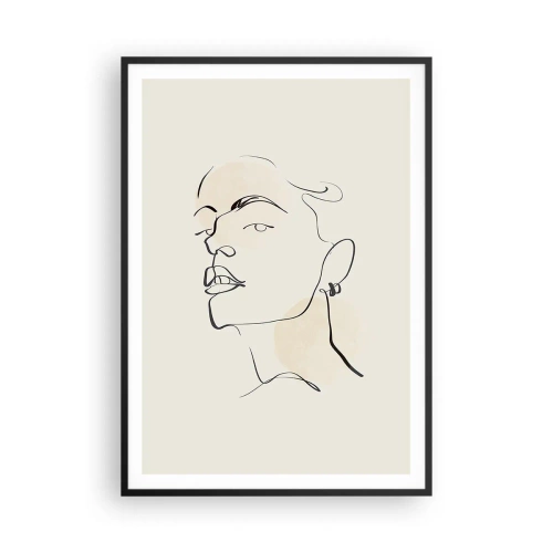 Plakat w czarnej ramie - Dumne spojrzenie - 70x100 cm