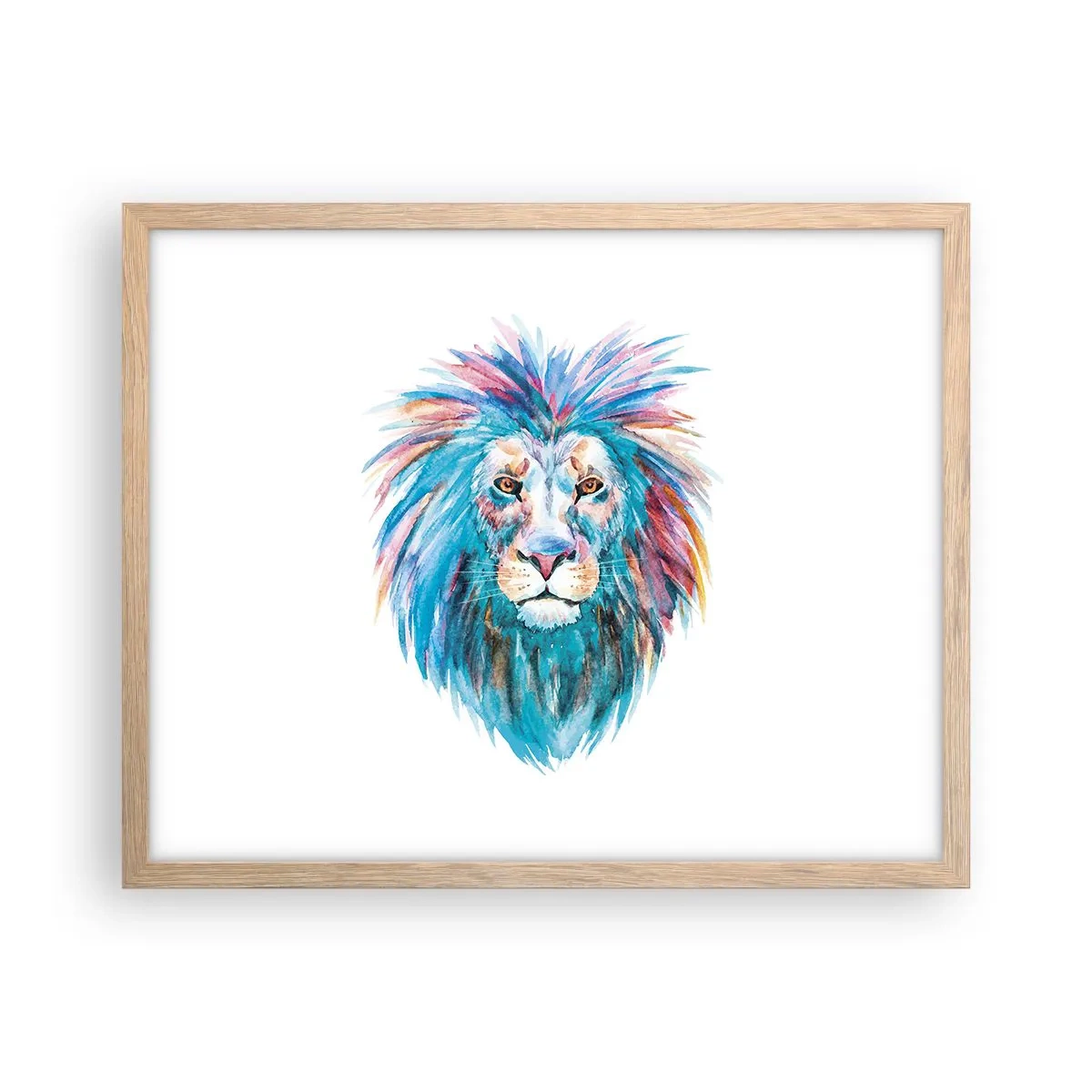 Plakat w ramie jasny dąb - Elektryzująca aura - 50x40 cm