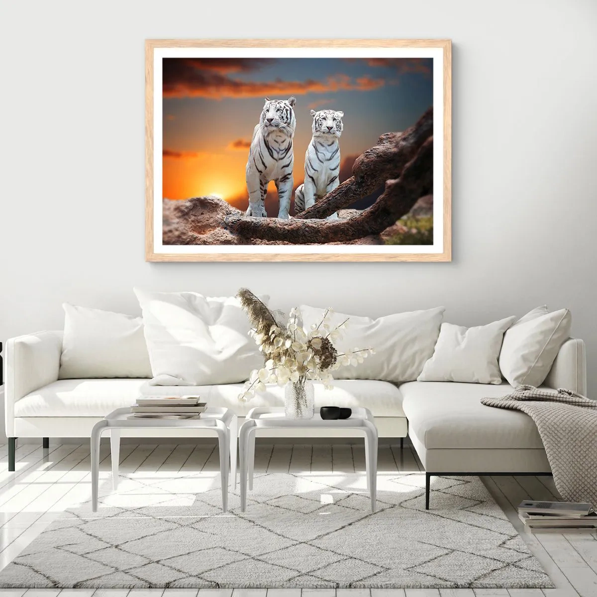 Plakat w ramie jasny dąb - Zupełnie jak w Narni - 100x70 cm