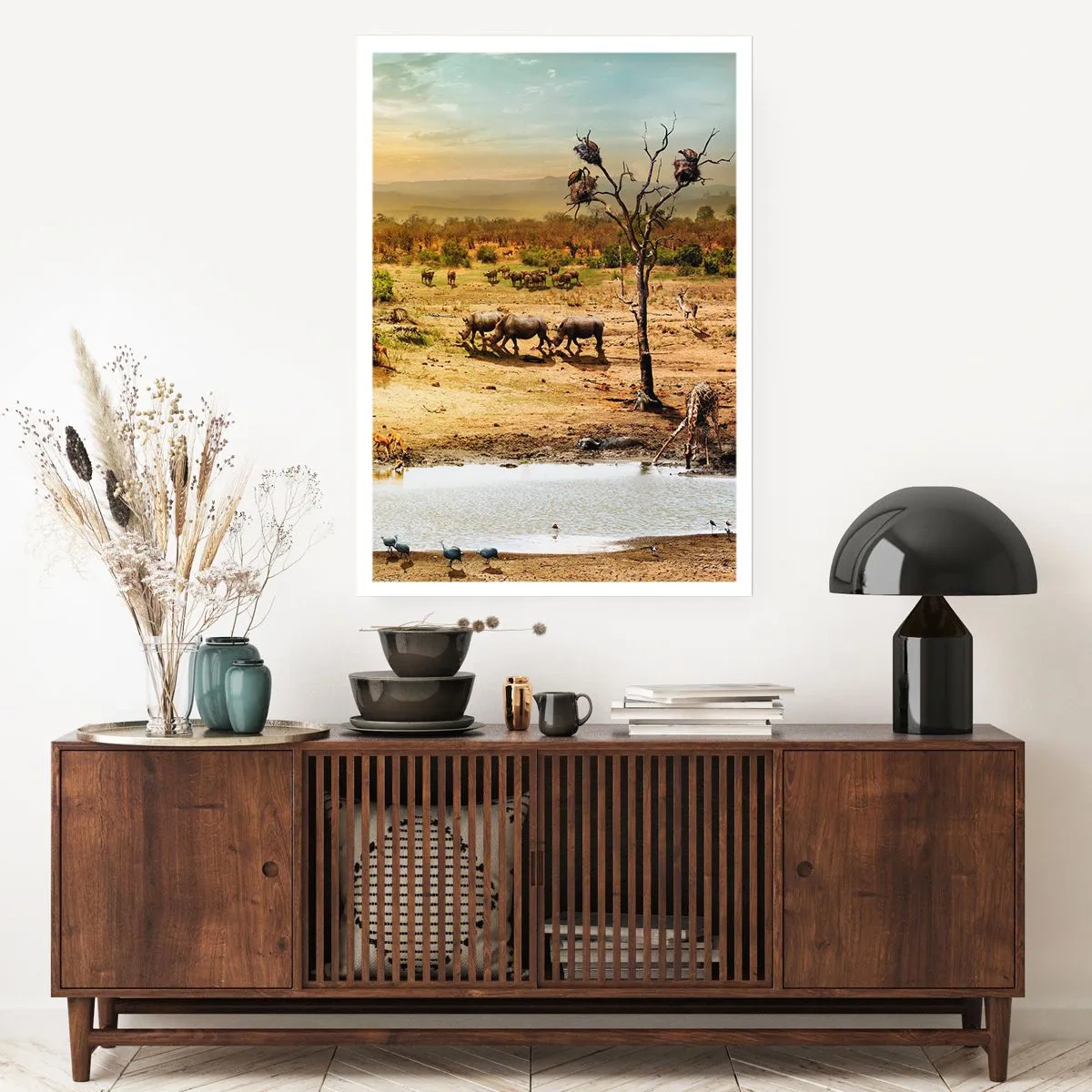 Plakat - "Z Edenu zaś wypływała rzeka…" - 61x91 cm