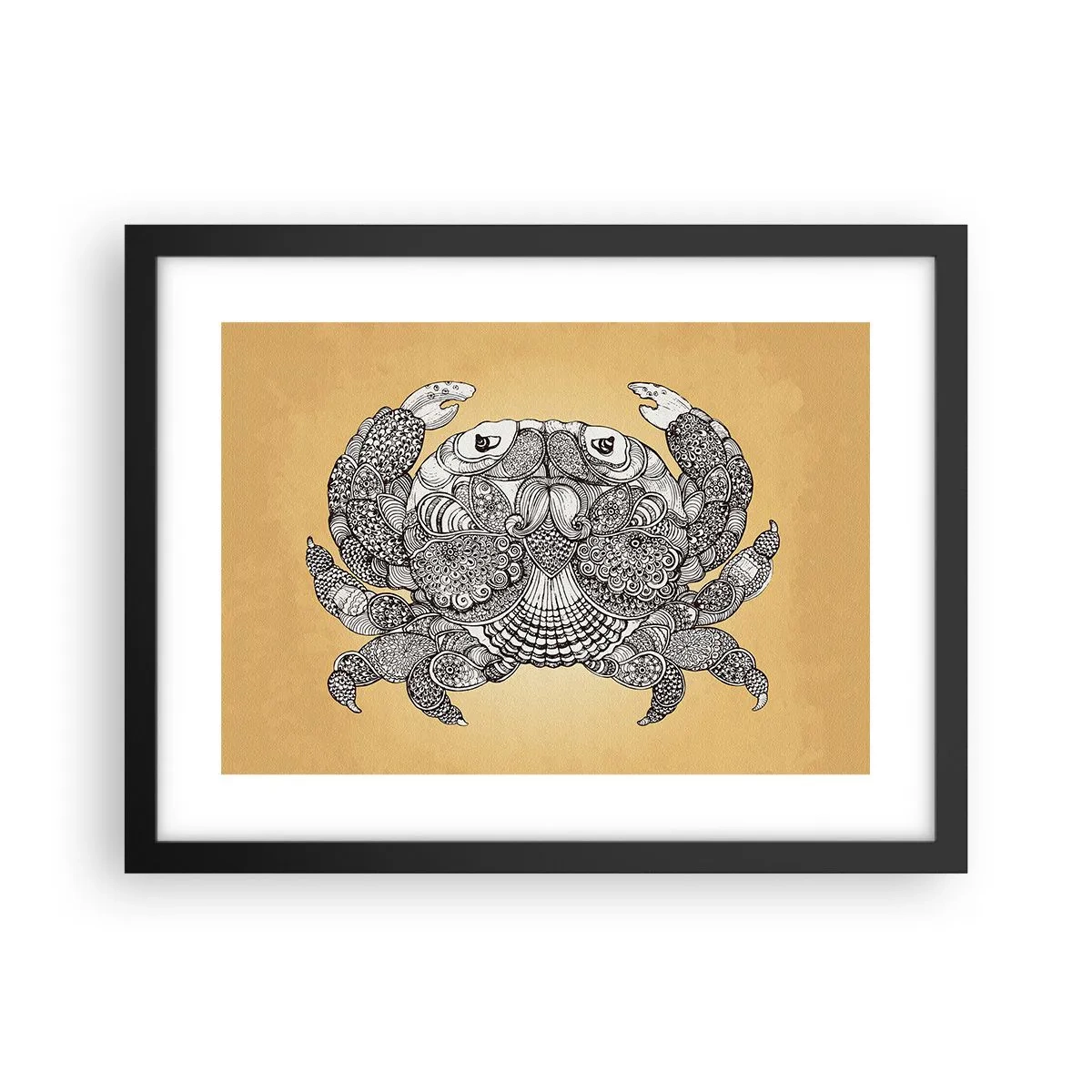 Plakat w czarnej ramie - Opowieści Pana Kraba - 40x30 cm