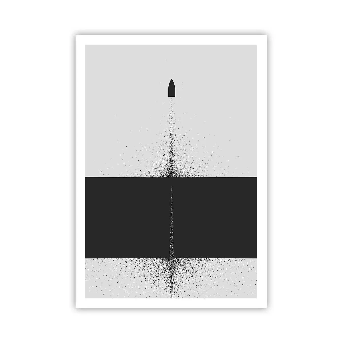 Plakat - Prosto do celu - 70x100 cm