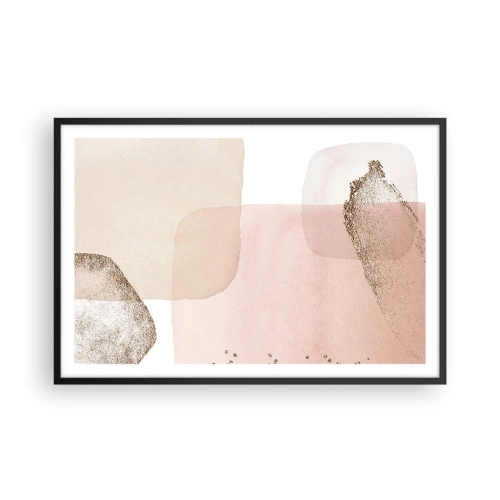 Plakat w czarnej ramie - Spojrzenie przez kolor - 91x61 cm
