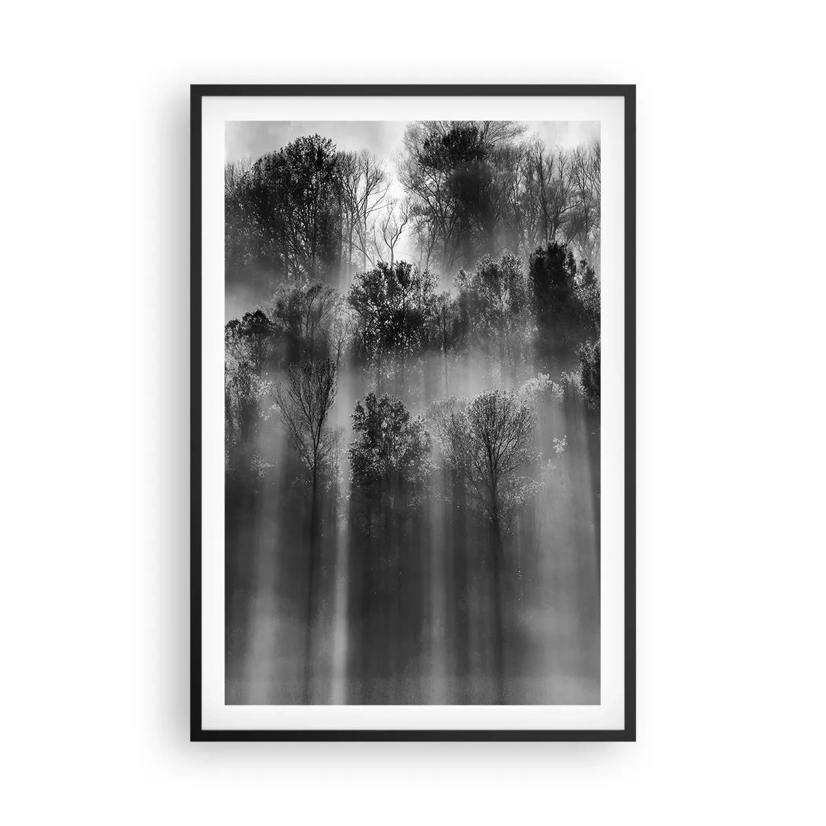 Plakat w czarnej ramie - W strumieniach światła - 61x91 cm