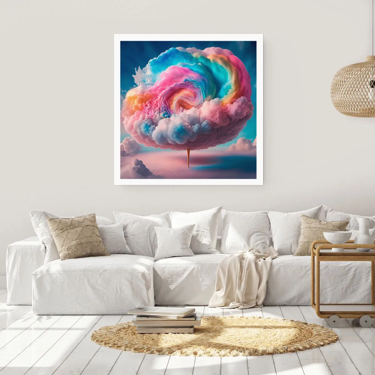 Plakat - Sen o wesołym miasteczku - 50x50 cm