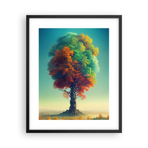 Plakat w czarnej ramie - Dąb – ojciec natury - 40x50 cm