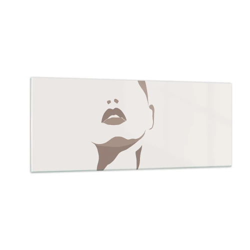 Obraz na szkle - Stworzona ze światła i cienia - 100x40 cm