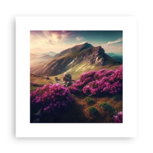 Plakat - Lato w górach - 30x30 cm