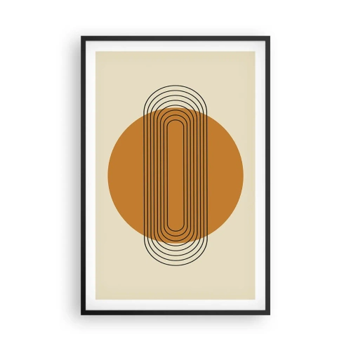 Plakat w czarnej ramie - Plan doskonały - 61x91 cm