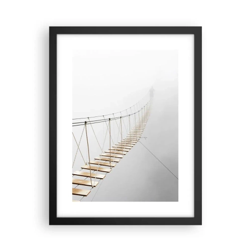 Plakat w czarnej ramie - Dokąd cię zaprowadzi? - 30x40 cm