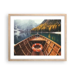 Plakat w ramie jasny dąb - Górska wycieczka - 50x40 cm