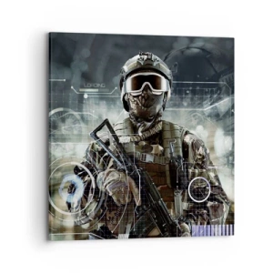 Obraz na płótnie - Moc do potęgi - 70x70 cm