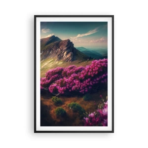 Plakat w czarnej ramie - Lato w górach - 61x91 cm