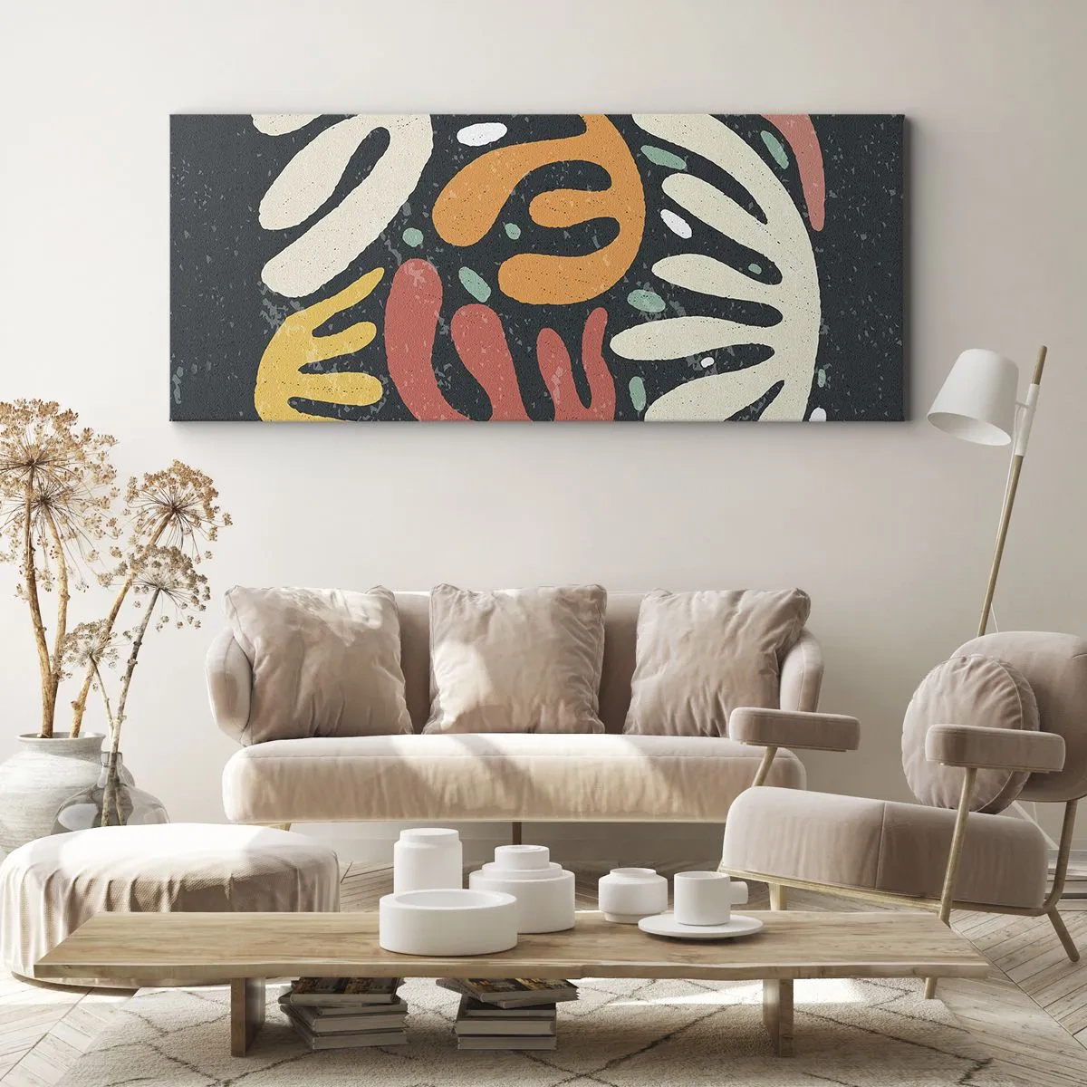 Obraz na płótnie - Kompozycja – zaraz cię schwytam - 100x40 cm