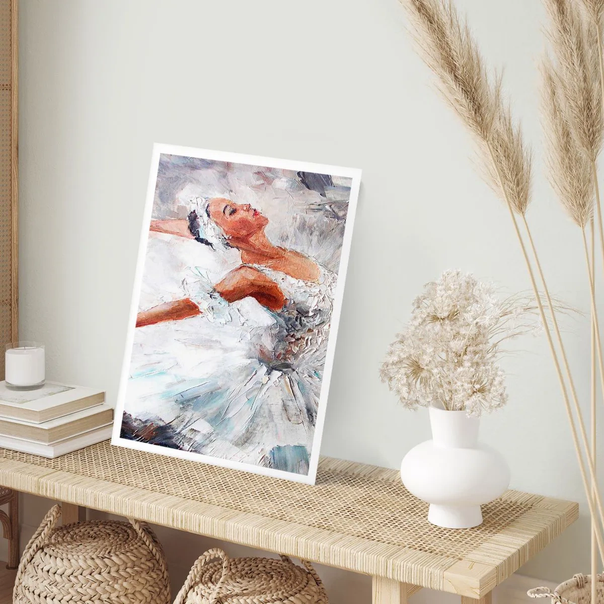 Plakat - Delikatna i lekka jak tiul - 40x50 cm