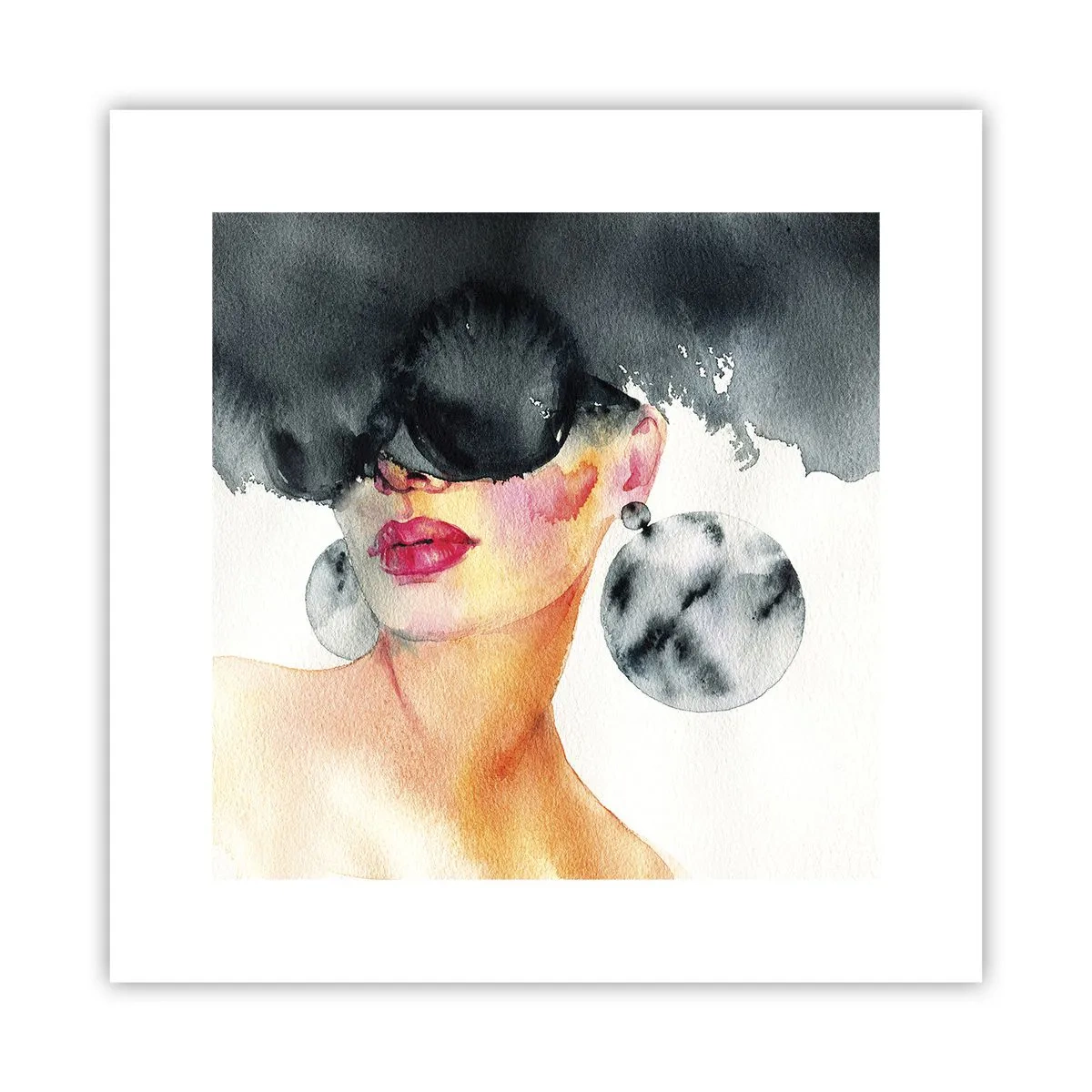 Plakat - Tajemnica elegancji - 30x30 cm