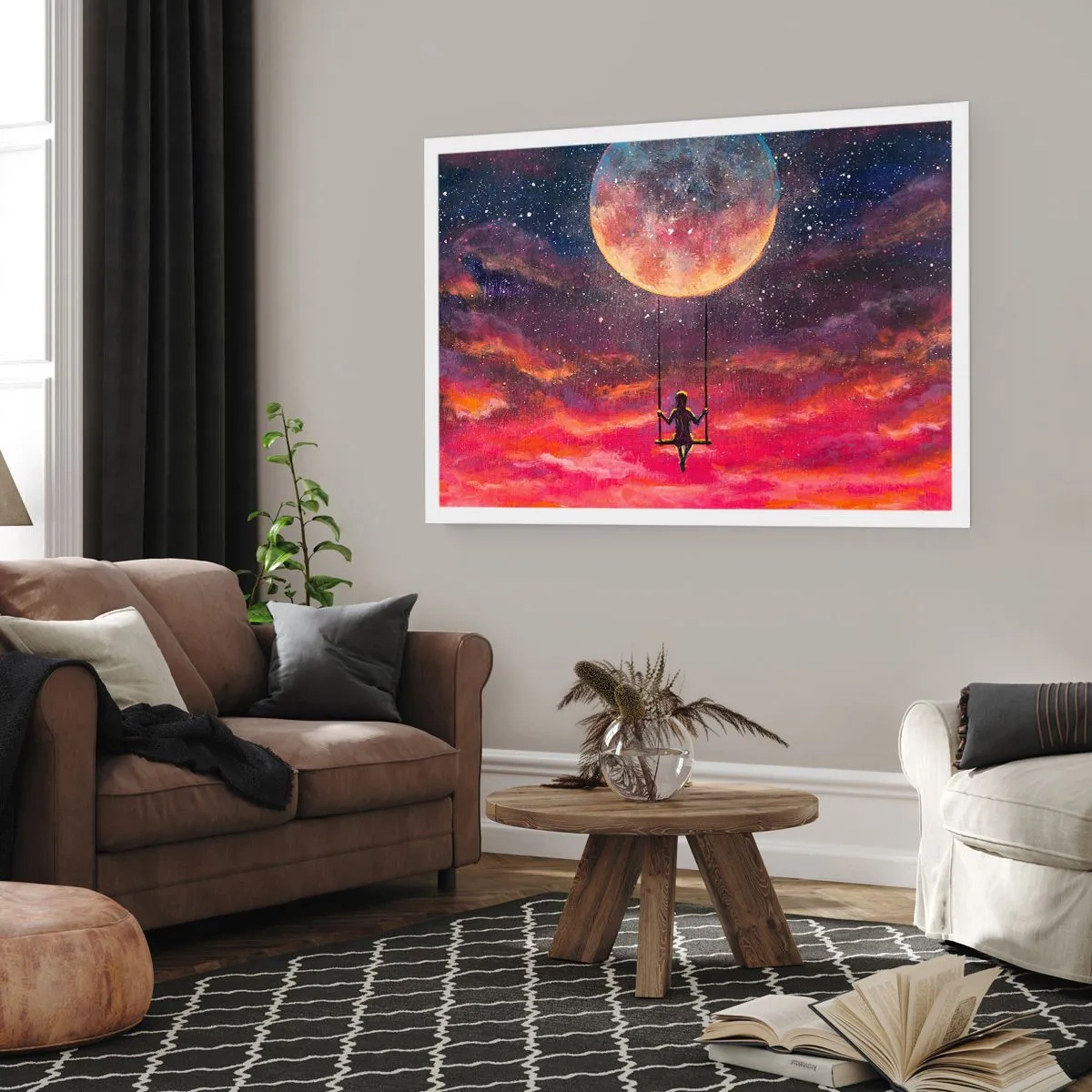 Plakat - Bujać w obłokach - 91x61 cm