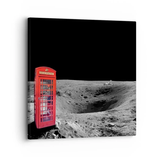 Obraz na płótnie - Kosmiczny żart - 30x30 cm