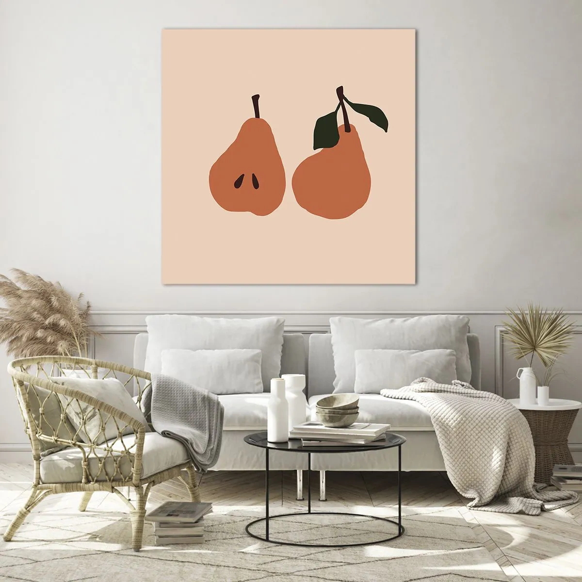 Obraz na szkle - Sama słodycz - 60x60 cm